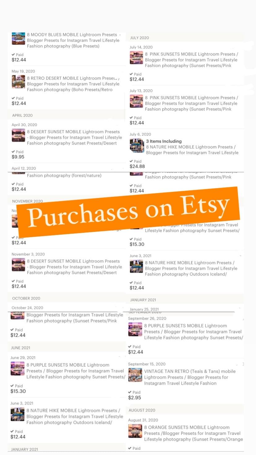 Insta Worthy Filters Course - Lightroom Presets Course passive income (Hofit Kim Cohen - Vanilla Sky Dreaming) lightroom preset income etsy - how to sell presets on etsy